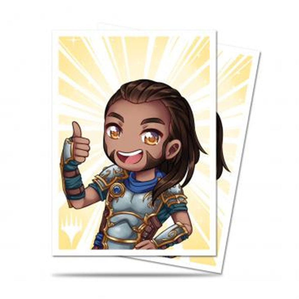 Mangas protectores de mazo de colección mtg chibi 100pcs