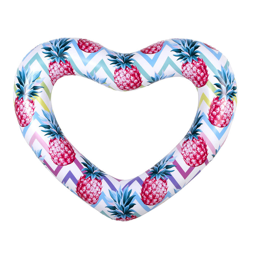 Giant Heart Swim Ring (Deflated:160x135cm)