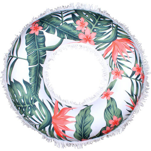 Towel Top Swim Ring (Infalted: 90cm)