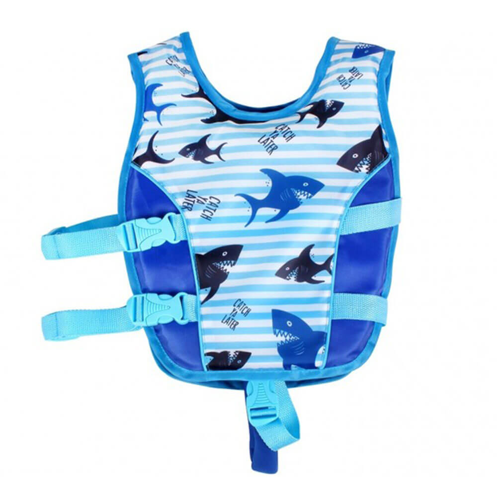  Kinder-Schwimmweste mit Anti-Rise-Riemen (39 x 32 cm)