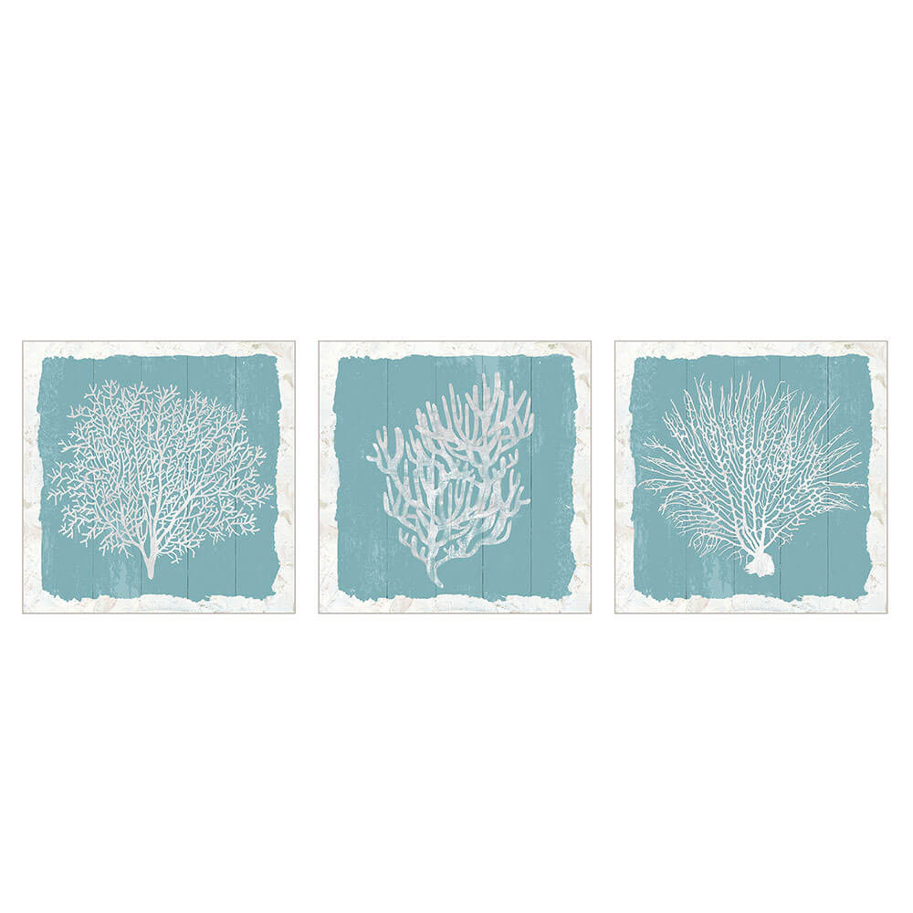 Hervey Canvas Prints Set de 3 (60x60x3,5 cm)