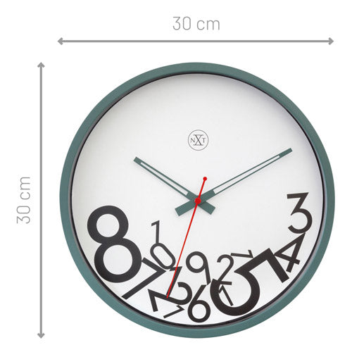 NeXtime Dropped Numbers Wall Clock 30cm