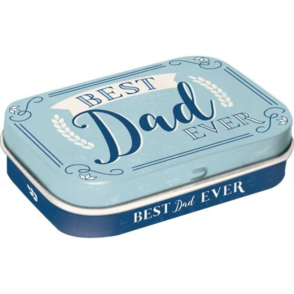 Nostalgic-Art Best Dad Ever Mint Box (4x6x2cm)