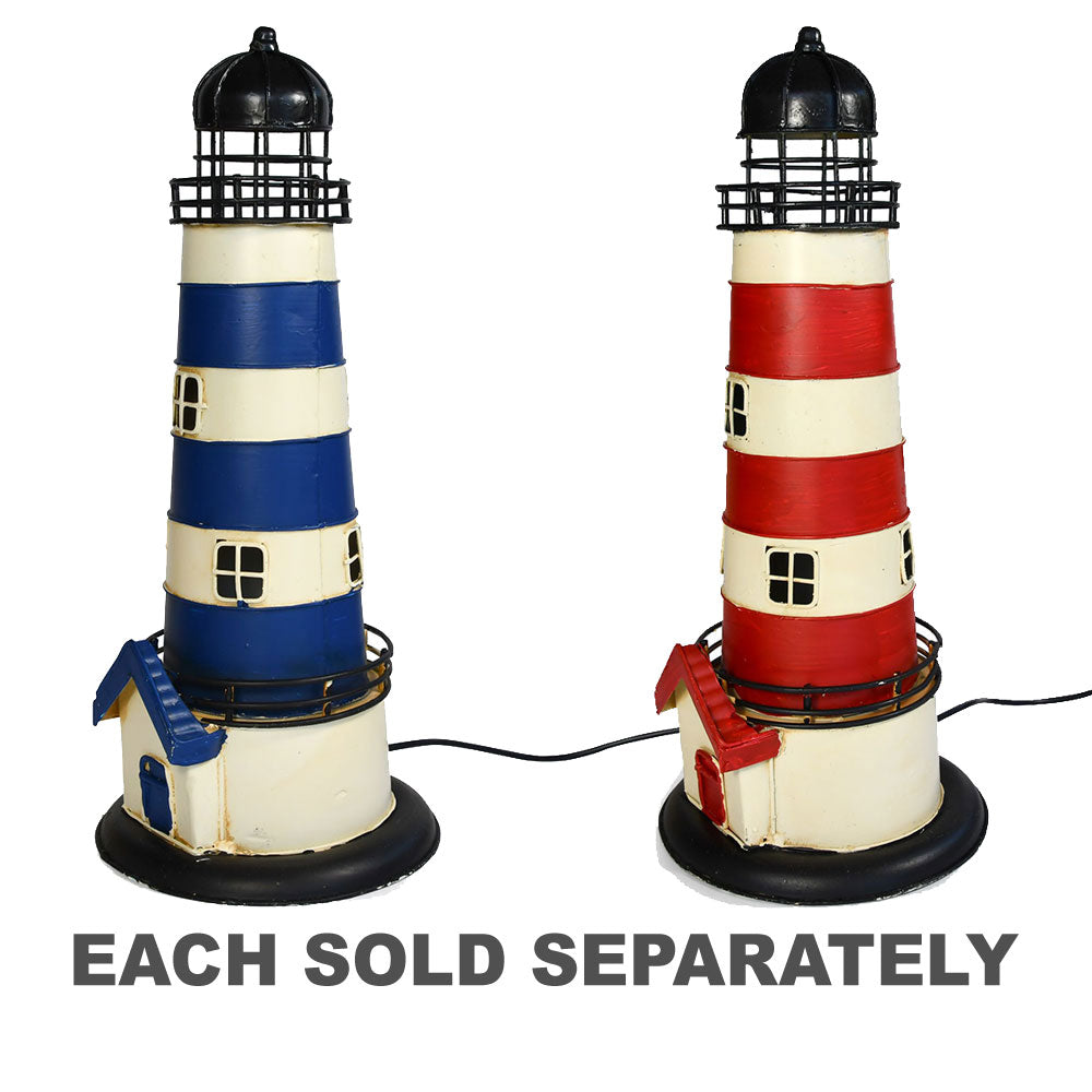 USB-Powered Lighthouse LED Lamp (13x13x32cm)