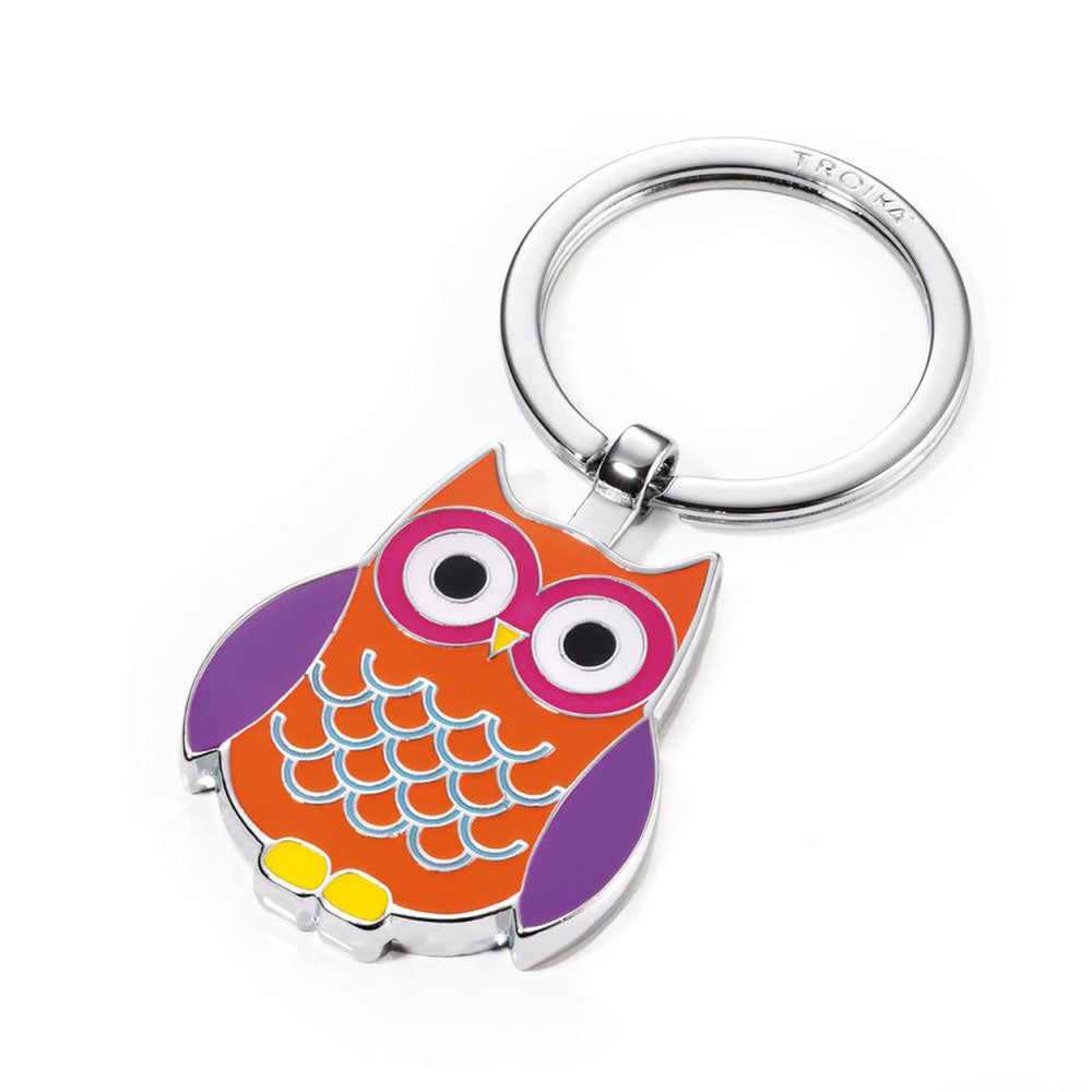 Troika Owl Keyring multicolorido