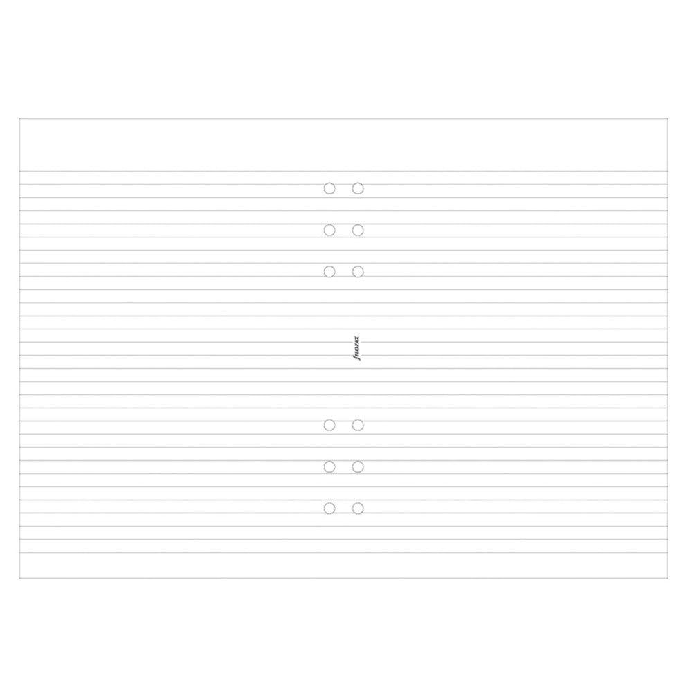 Filofax A5 Lined Notepad Refill 50pc (White)