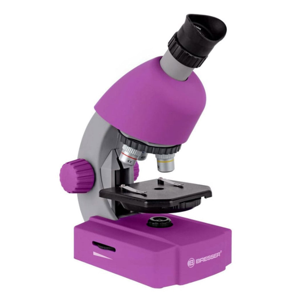 Bresser 40-60x Magnify Junior Microscope (Violet)