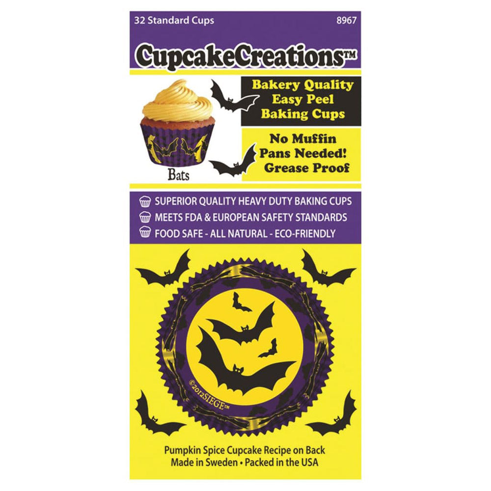 Standard Bats Cupcake Cups 32pk