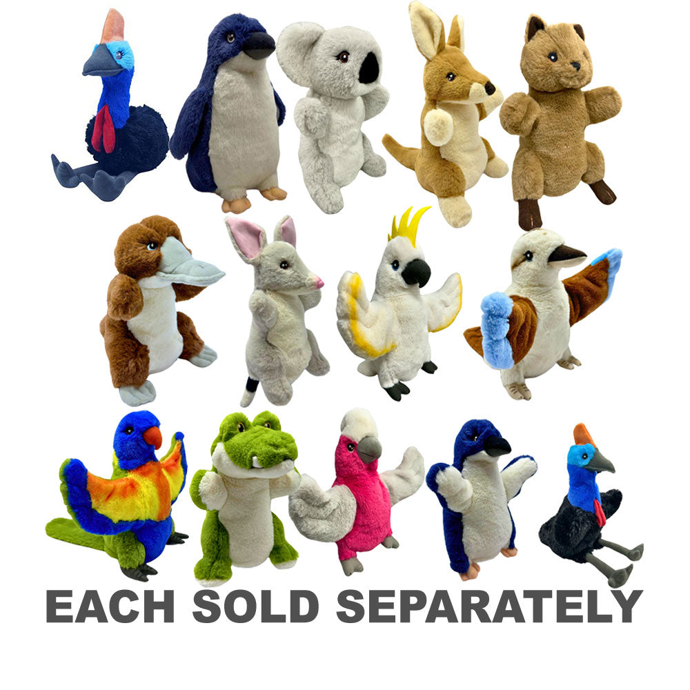 Eco Buddies Soft Plush Hand Puppet Toy 25cm