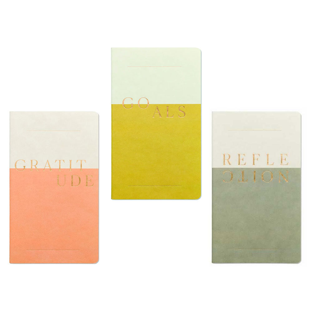 Stitch-Bound Notebook (set van 3)