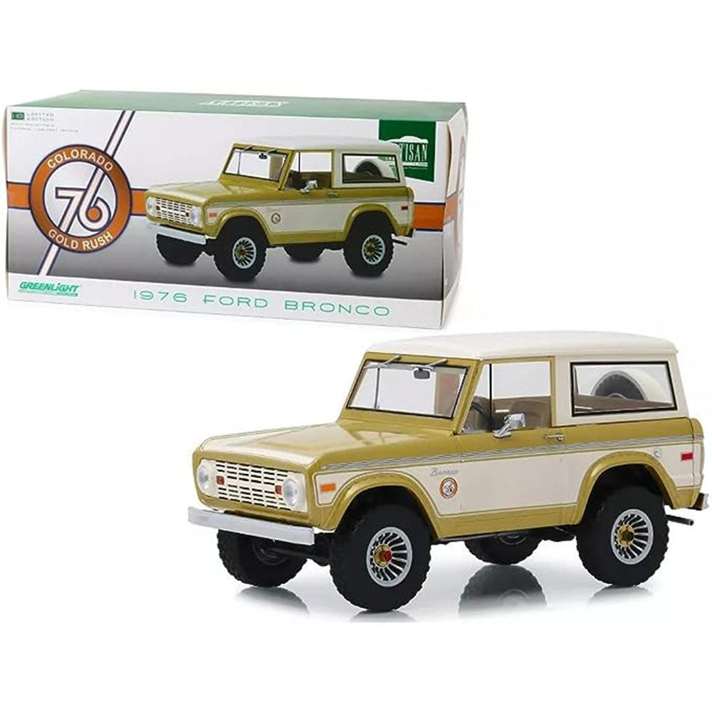 1976 Ford Bronco Colorado Bicentennial 1:18 Model Car (Gold)