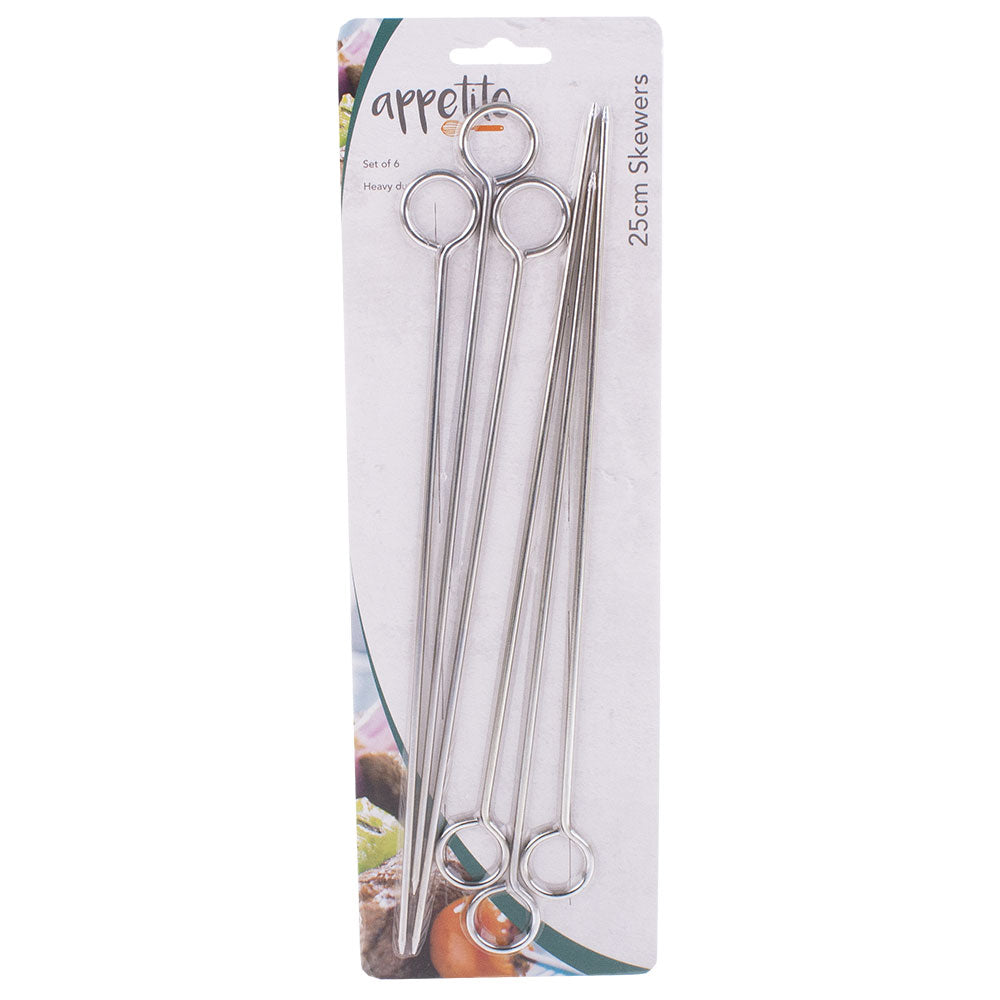 Brochetas Aperitmo Chrome (conjunto de 6)