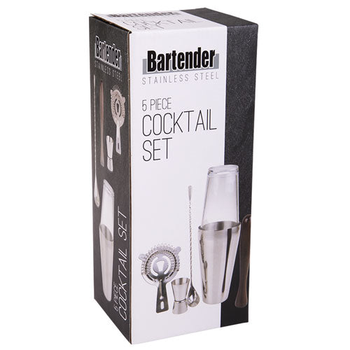 Bartender Stainless Steel Cocktail Set