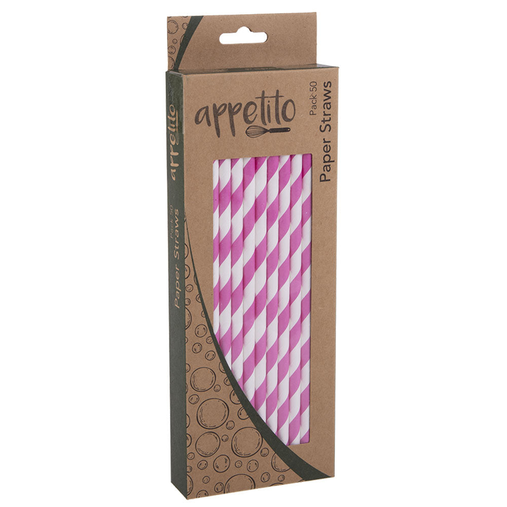 Appetito Paper Straws (pakke med 50)