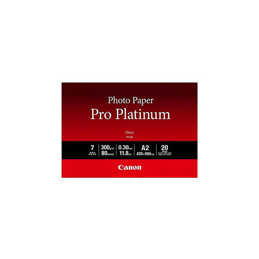 Canon Pro Platinum Photo Paper 20 stc