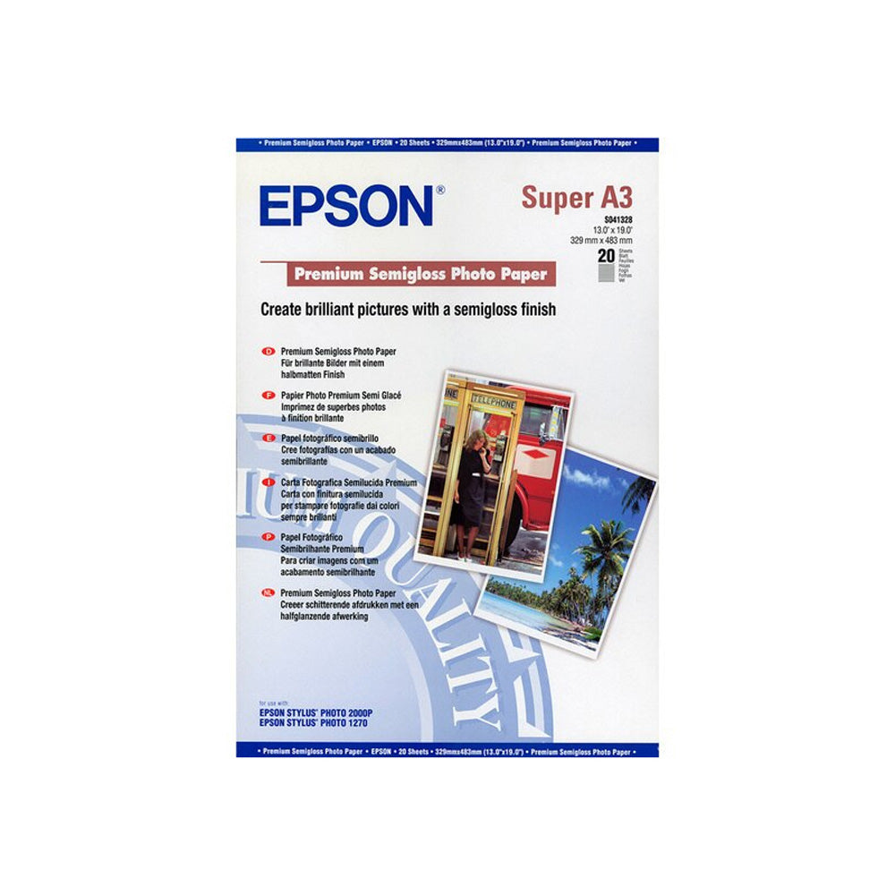 Epson Semi-Glossフォトペーパー20pc