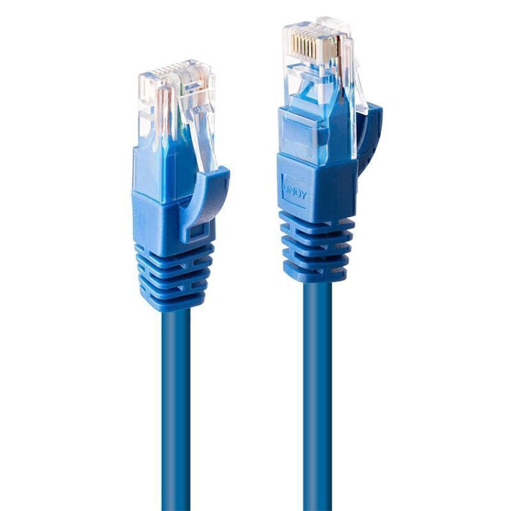 Lindy Cat6 U/UTP Gigabit Network Cable (niebieski)