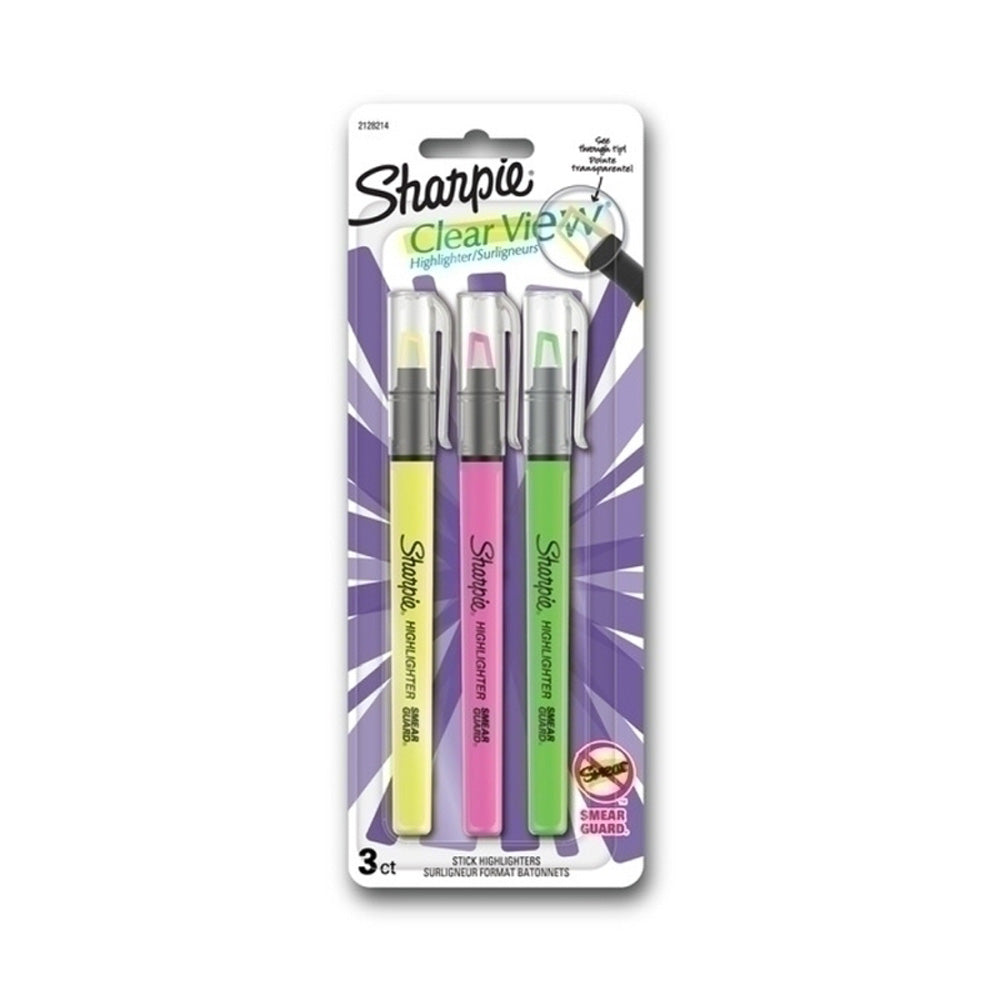 Sharpie Clear View Highlighter Stick (Box von 6)