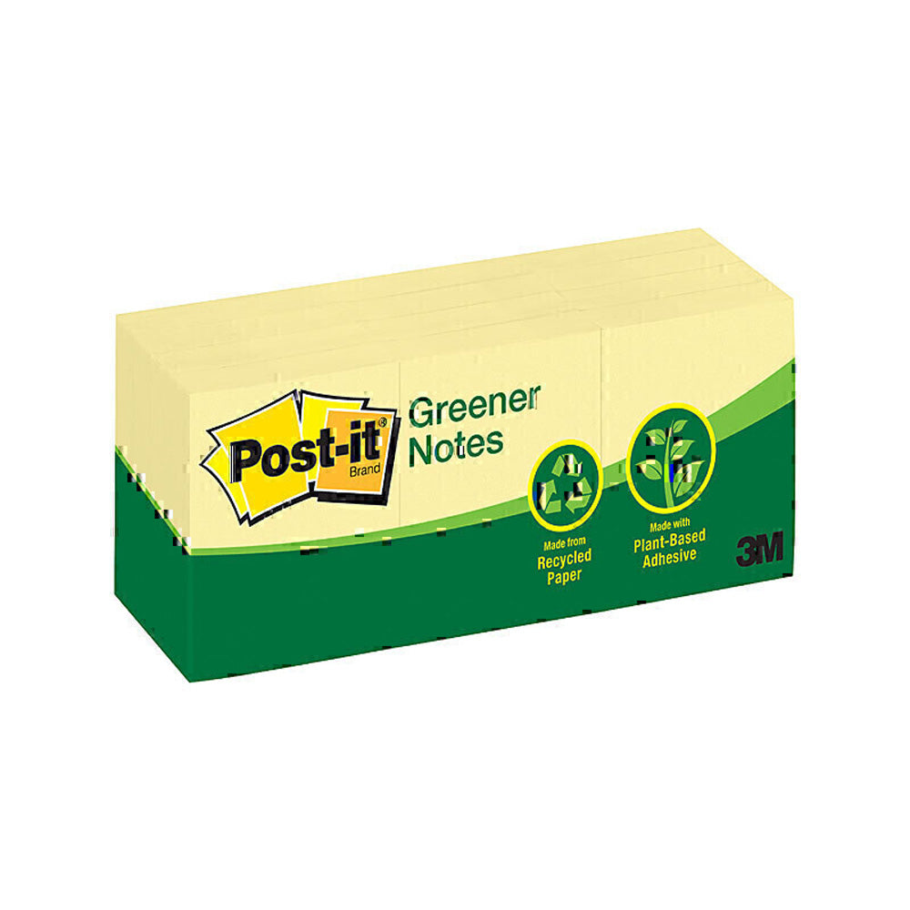 Post-IT zielone notatki 12pk (Canary Yellow)