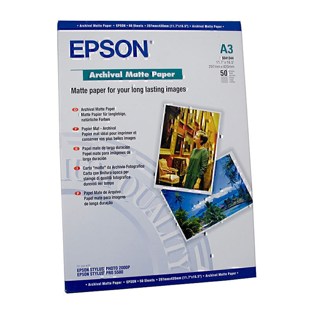 Papel mate de archivo Epson 50pc