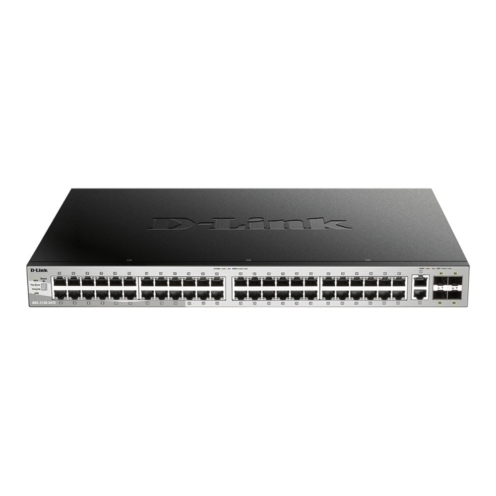 Interruptor de Poe de gigabit apilable de D-Link Switch 3+