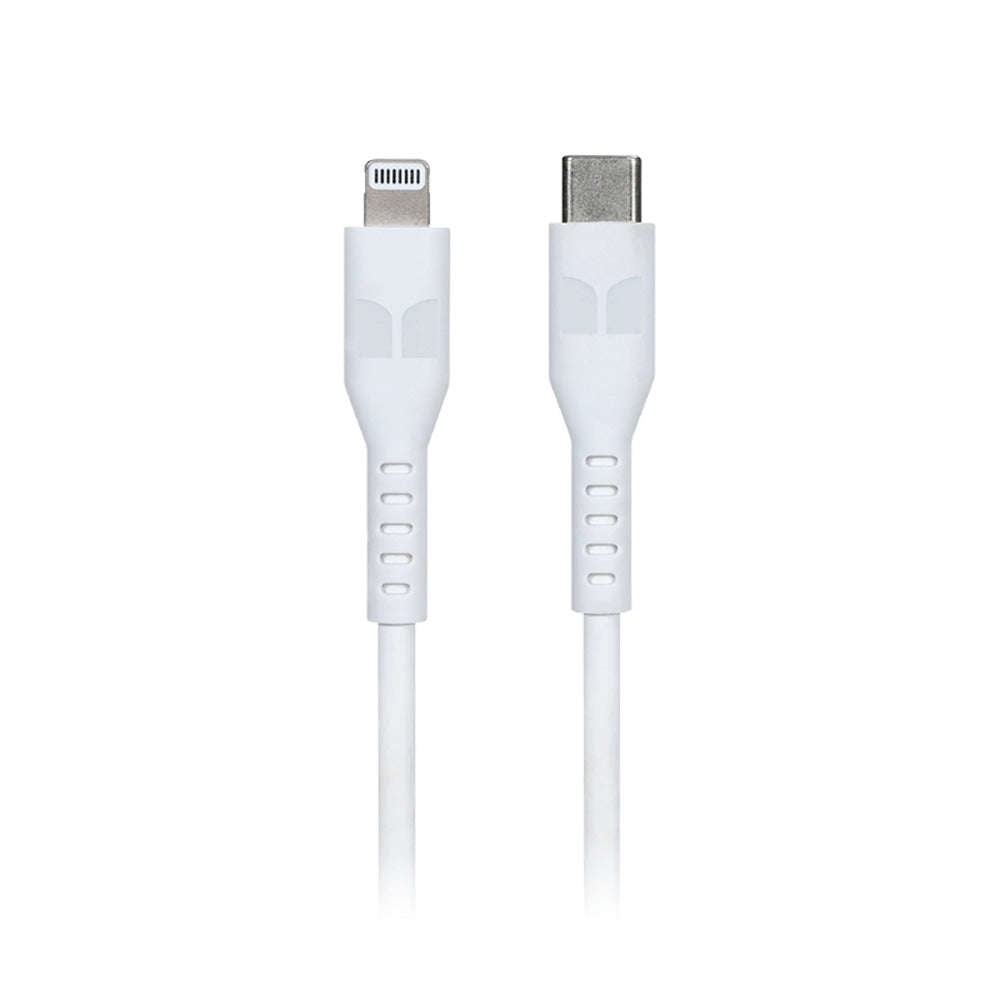 Monster Lightning till USB-C-kabel 2M (vit)