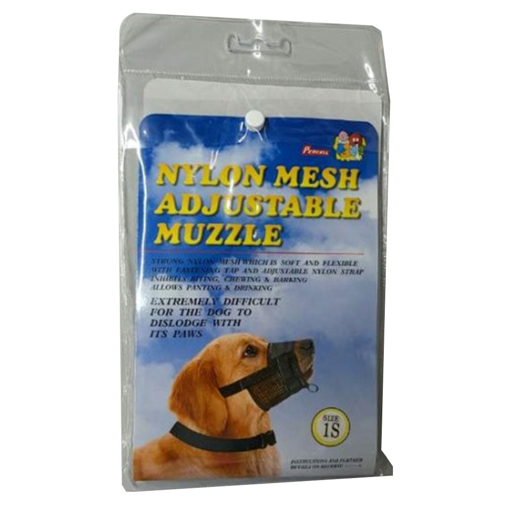 MUSZZA CANE MESH NYLON REGOLABILE DI PERCELLA