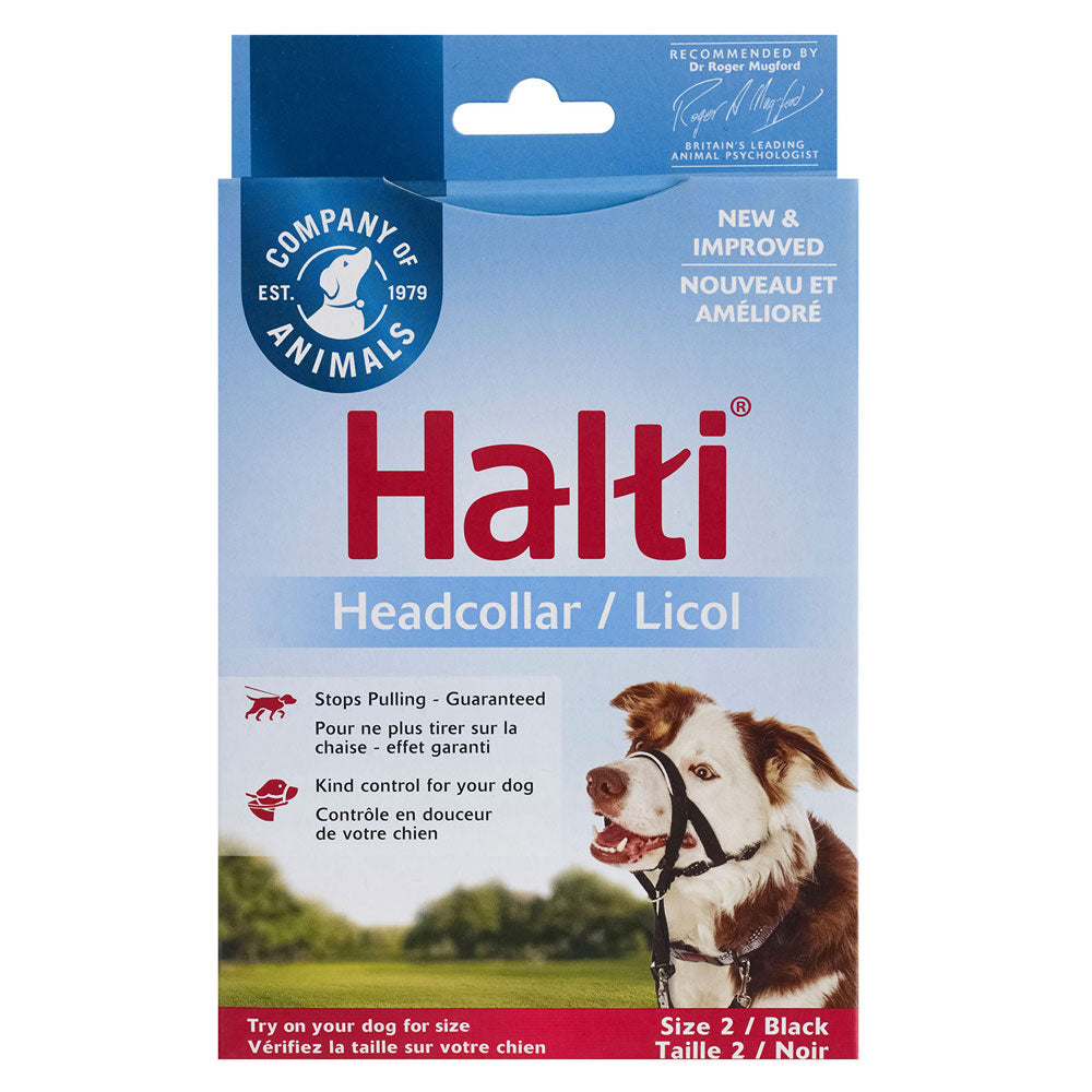 Halti Dog Head Collar（黒）