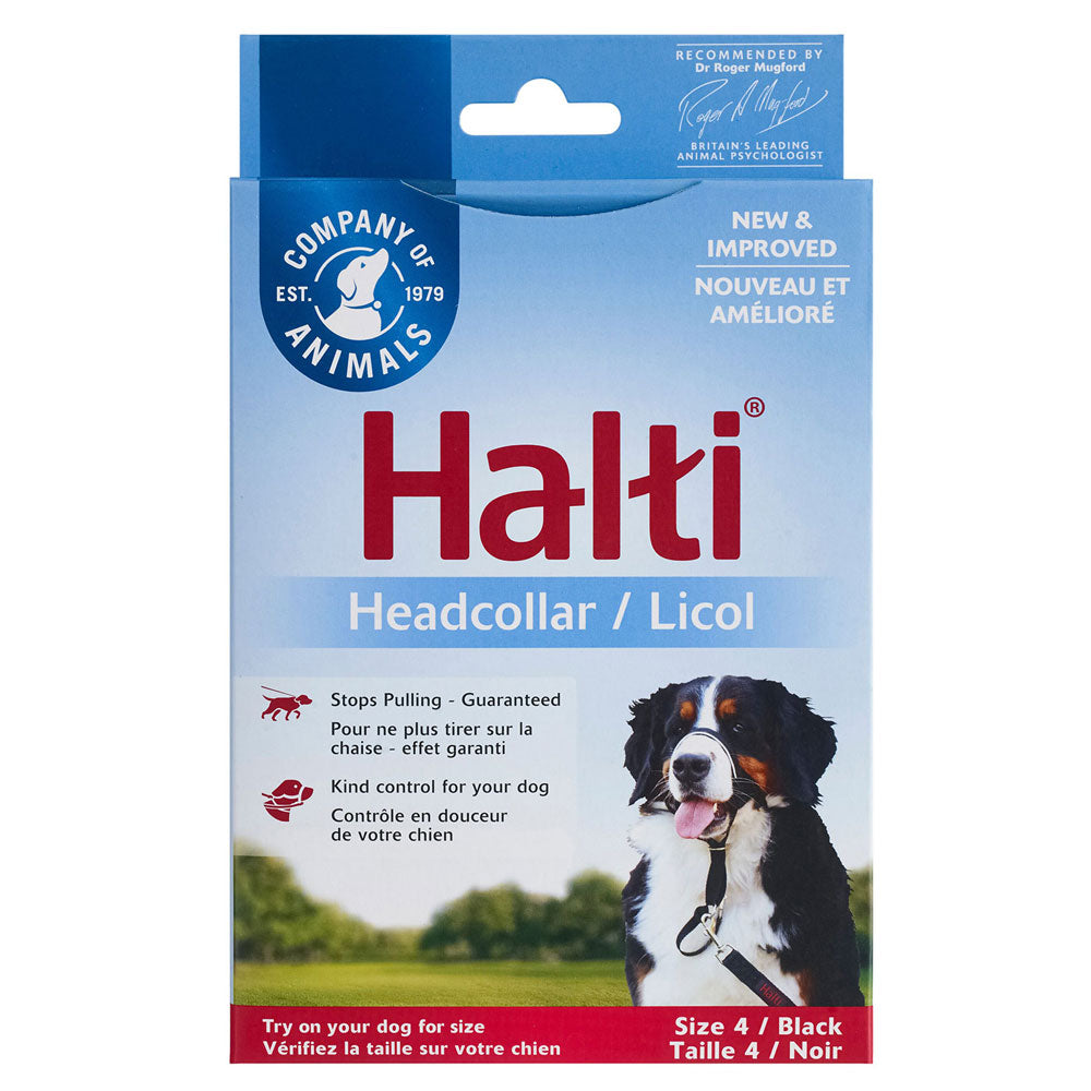 Halti Dog Head Collar（黒）