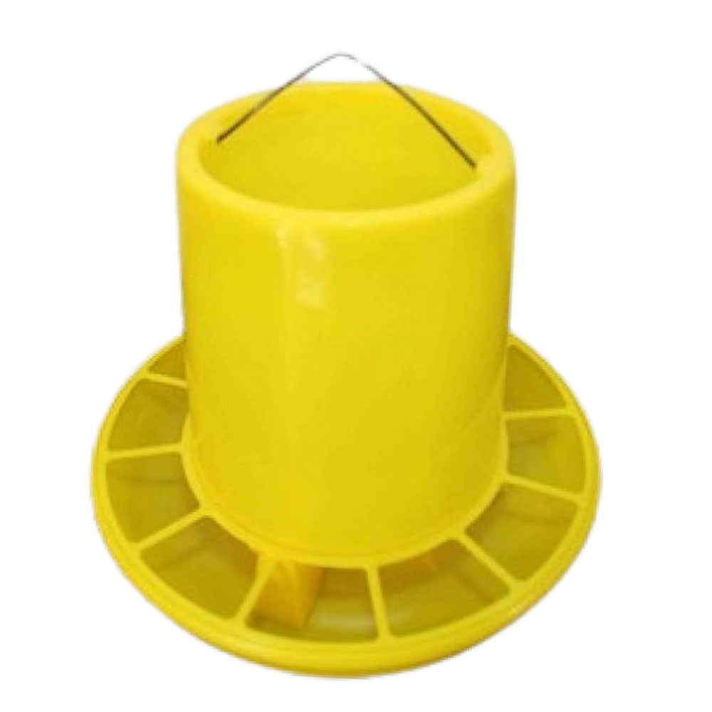 Plastic Poultry Feeder 800g (Yellow)