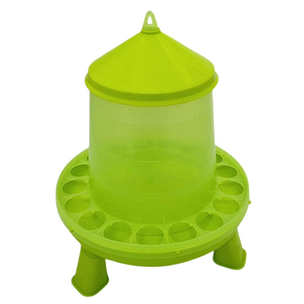 Plastic Poultry Feeder with Lift Off Lid and Feet 4kg