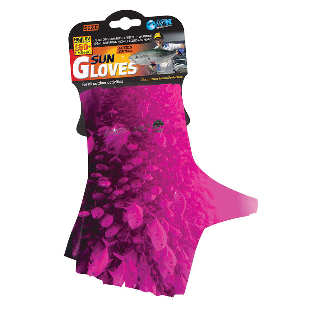 Afn Kids 'Sun Glove con estampado de pescado escolar