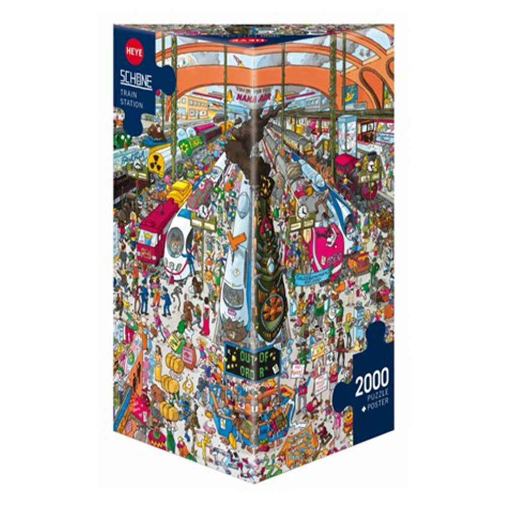 Heye driehoekige puzzel puzzel 2000pcs