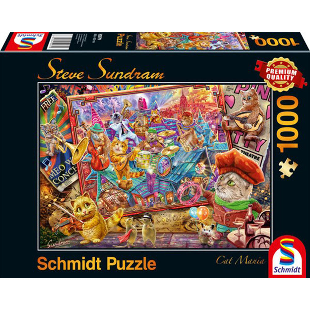 Schmidt Sundram Wildlife Puzzle 1000 stk