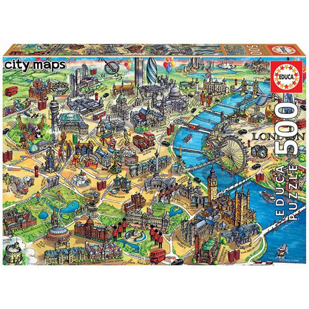 Educa map jigsaw puzzel 500 stcs