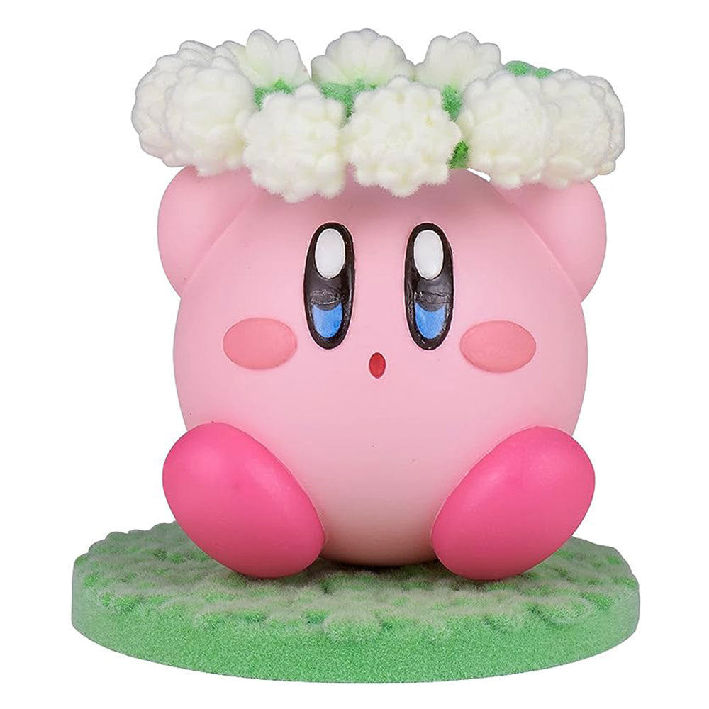 Kirby Fluffy Puffy Mine Play In The Flower Figura