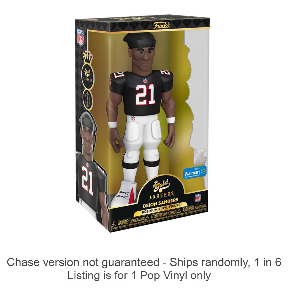 NFL Deion Sanders US Ex 12" Vinyl Gold Chase Ships 1 in 6