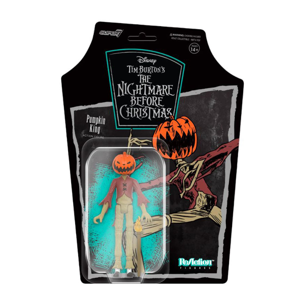 Nightmare Before Christmas Pumpkin King ReAction 3.75" Fig