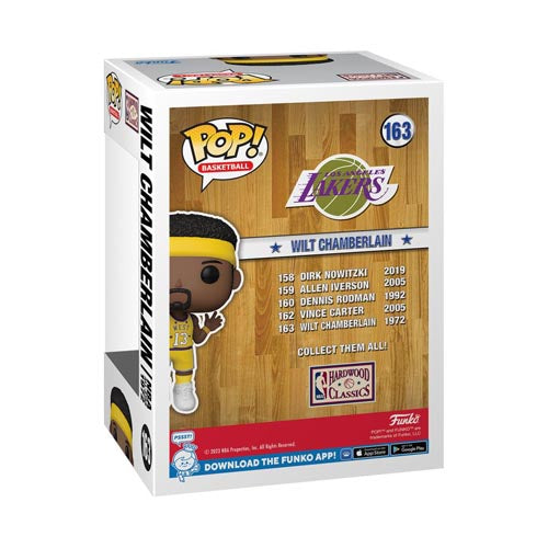 NBA: Legends Wilt Chamberlain 1973 Pop! Vinyl