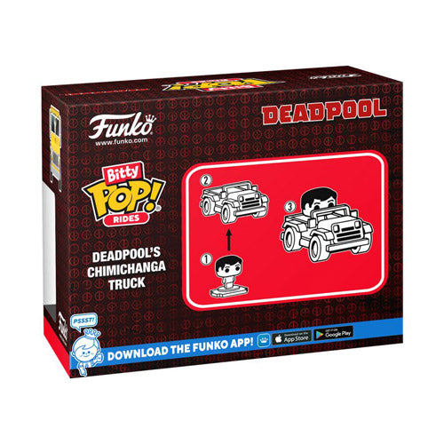 Marvel Comics Deadpool with Food Truck Bitty Pop! Ride