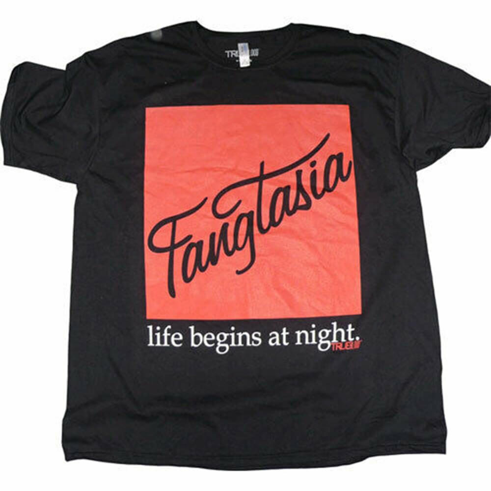 True Blood Fangtasia Black hann T-skjorte