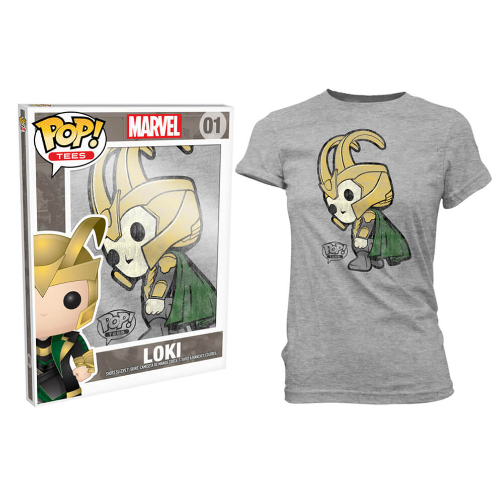 Thor Loki Pop! Camiseta para mujer gris