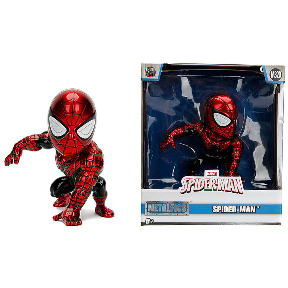 Spider-Man Red / Black 4" Metals