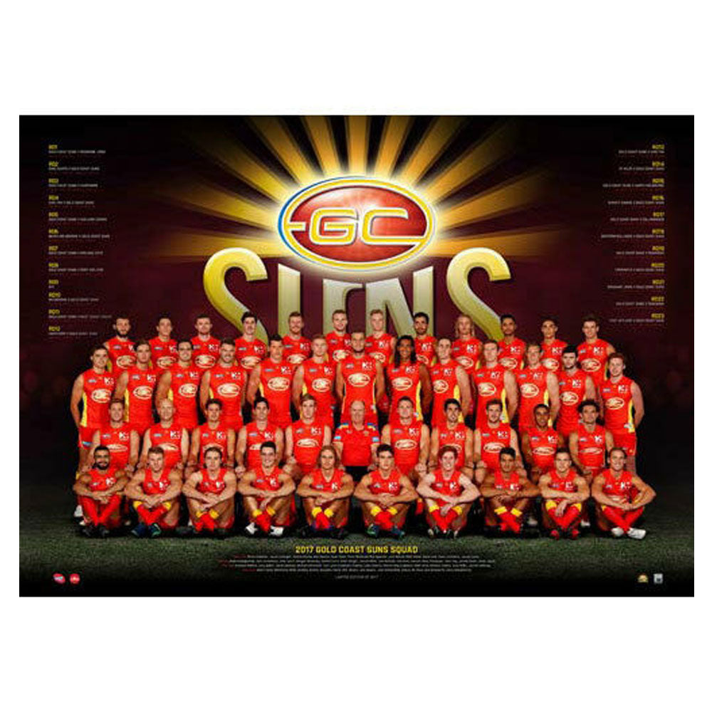 AFL 2017 Team Plakat