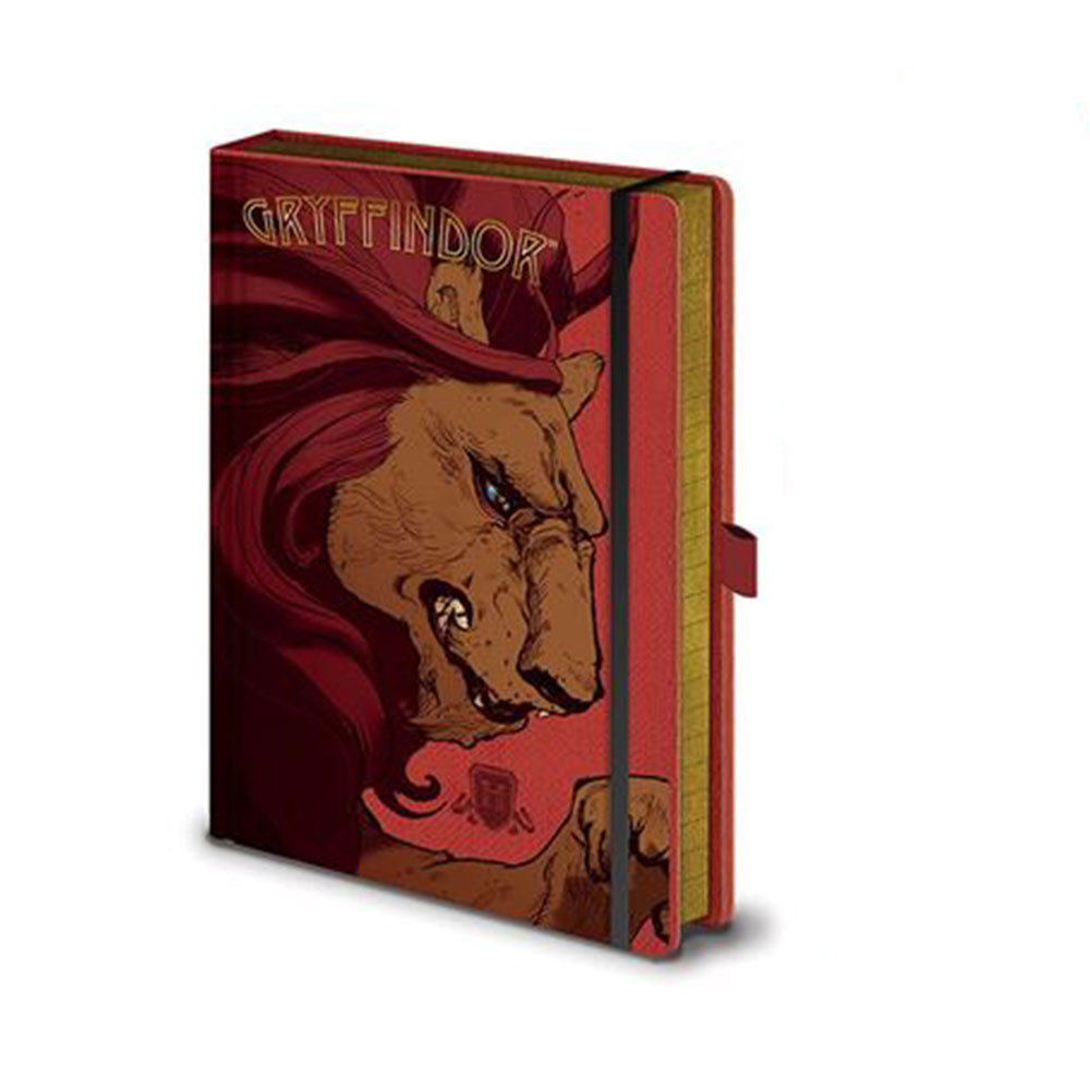 Harry Potter intrincado casas A5 Notebook premium