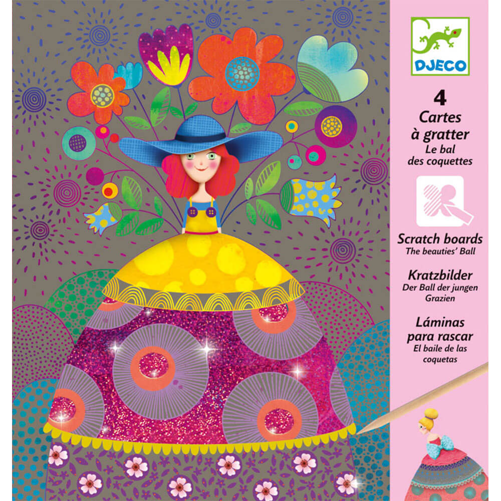 Scratch card Djeco (confezione di 4 carte)