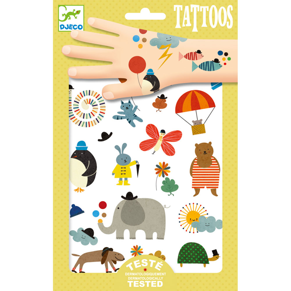 Temporäre Tattoos von Djeco