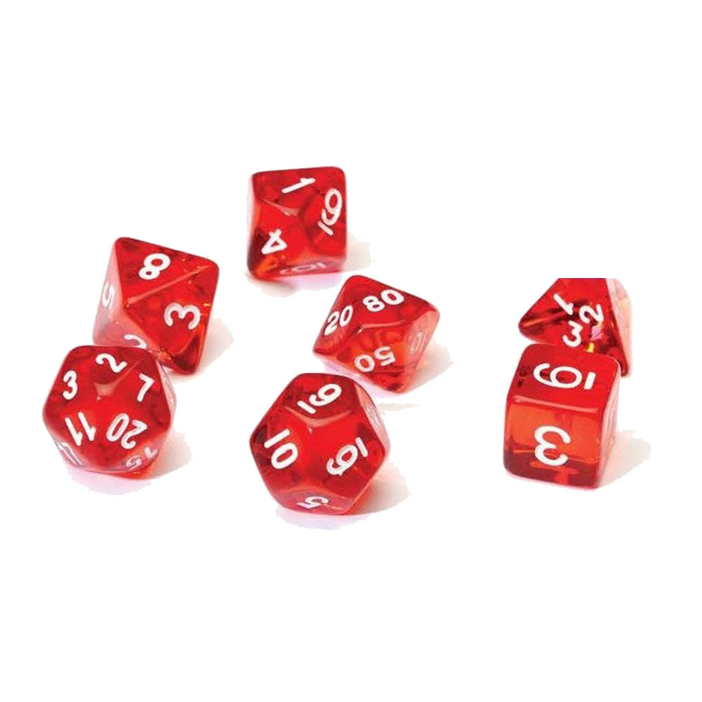 Sirius Translucent Resin Dice (set di 7)