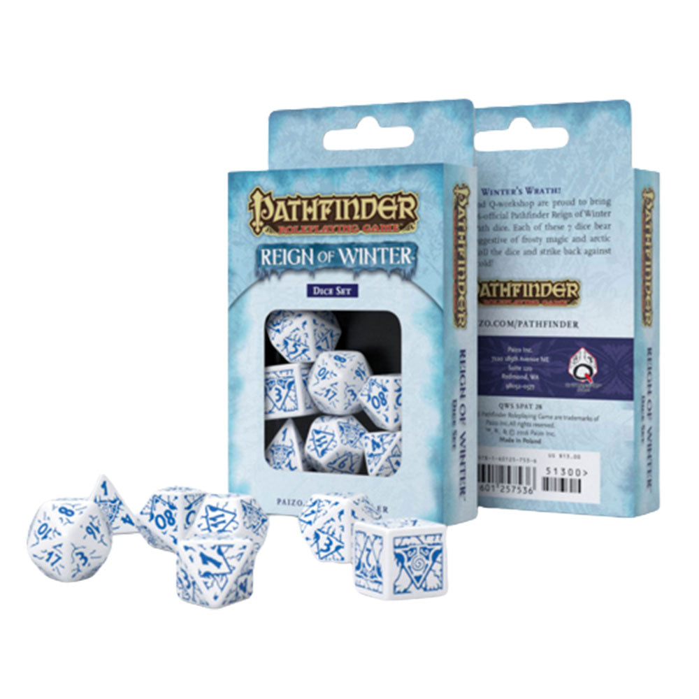 Q Workshop Pathfinder Dice (sett med 7)