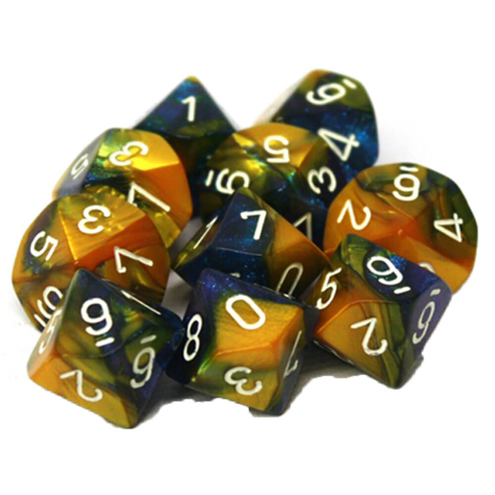 Set di gemelli poliedrici di Chessex D10 D10